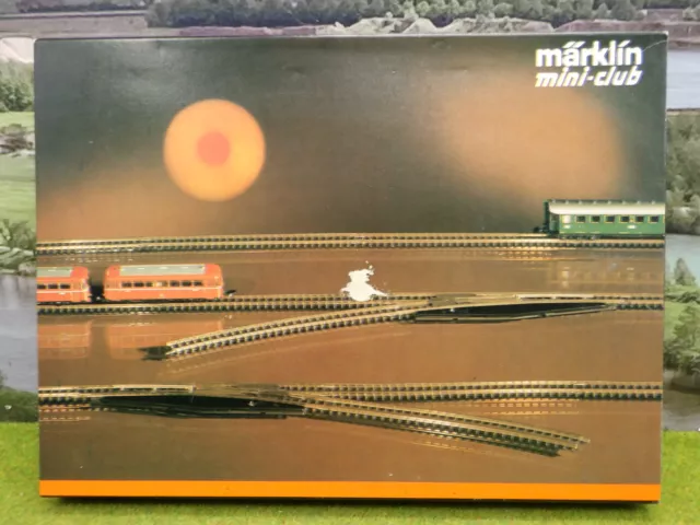 Märklin MiniClub 8190 Spur Z Gleis und Weichen Set-E in OVP (QR) D1445