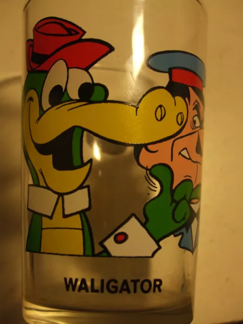 AMORA 1984 verre à moutarde French Drinking Glass WALIGATOR Hanna Barbera