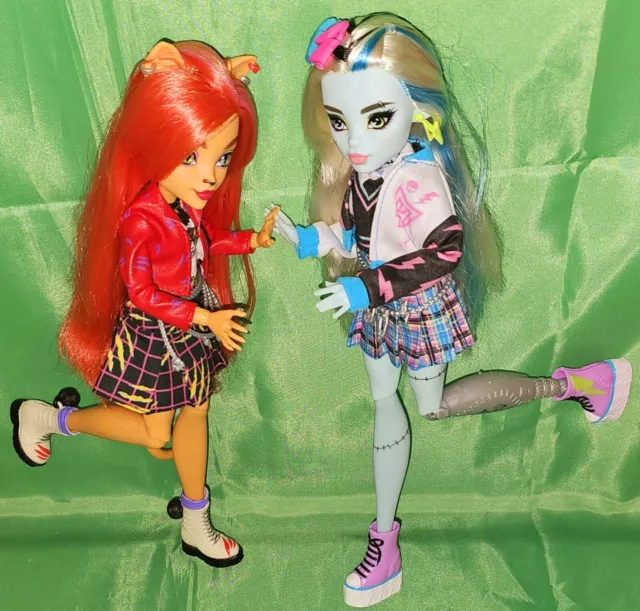 ( Monster High G3 )/[ Frankie & Toralei ] Complete W/ Pets & Accessories Lot ]