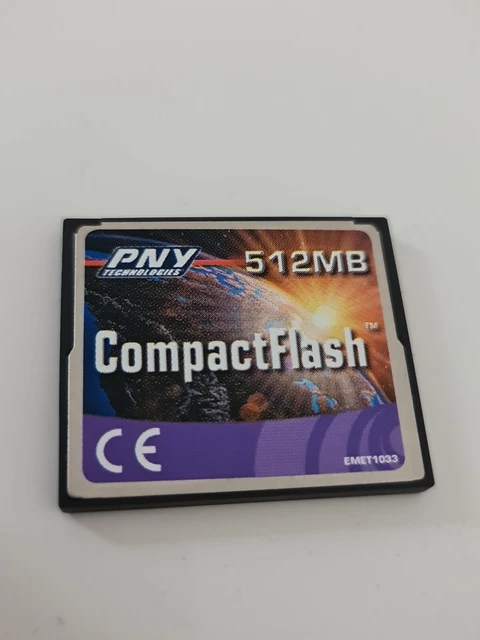 Carte memoire Compact Flash 512mb PNY 2