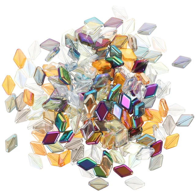 200 Pcs Craft Beads Symphony Glass Beads Chokers Kids Girl Jewelry Material