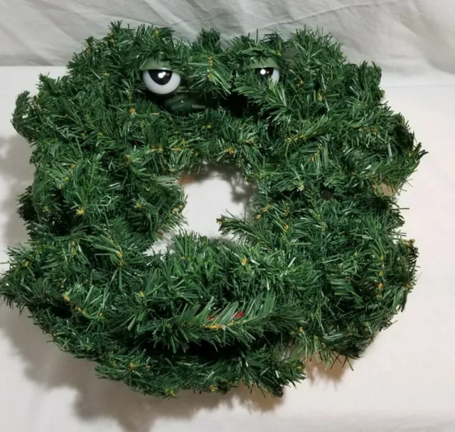 Gemmy Talking Singing Christmas Wreath - Sound & Lights Only (No Motion)