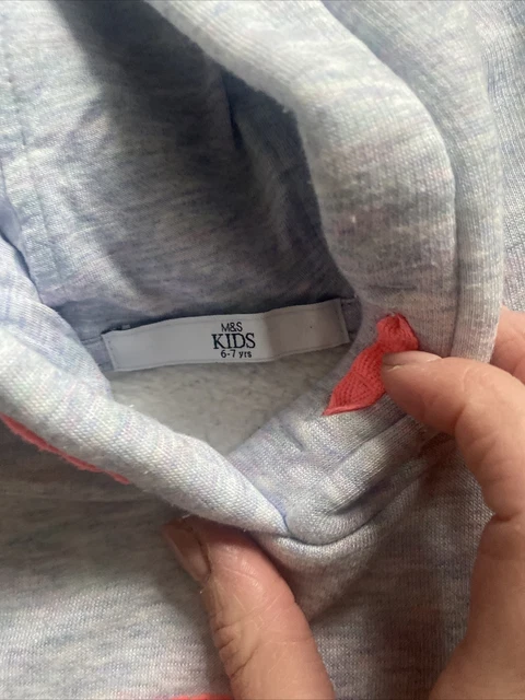 Girls Sweatshirt Jumper Hoodie Bundle X 2 - Aged 6-7 M&S & Gap 6