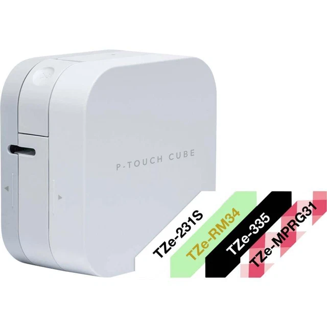 Brother P-TOUCH P300BTR + 3xTZExxx Beschriftungsgerät Geeignet für Schriftband:
