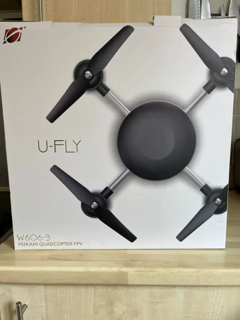 U-FLY HUAJUN QUADCOPTER FPV W606-3 Brand New