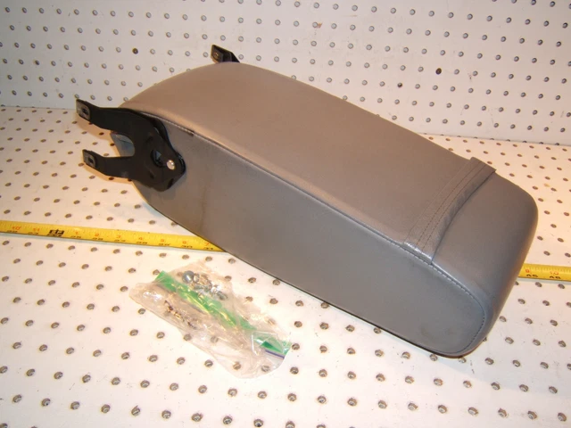 Mercedes C126 560SEC REAR center Leather GRAY OEM 1 Armrest with bracket nut,T#2
