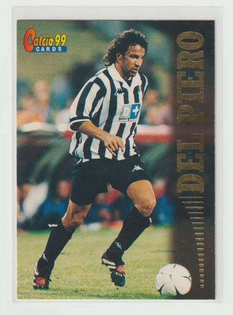 Carte Panini Del Piero Juventus 1995 - WCCF Refractor - Légende Du Football