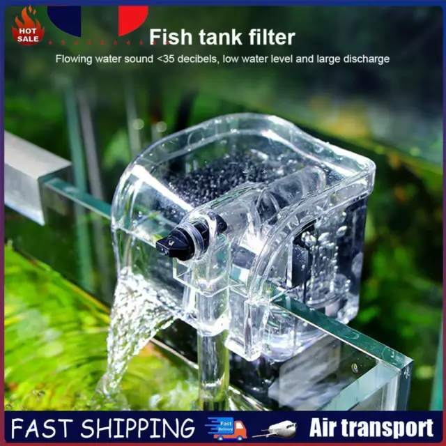 3 in 1 Small Fish Tank Filter External Submersible Oxygen Pump (GB Flat) FR
