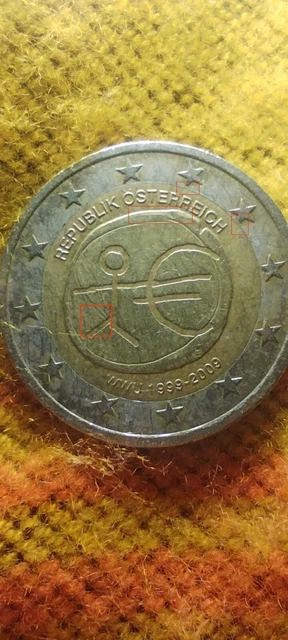 2 Euro Münze Strichmännchen österreich Wert 2 EURO MÜNZE Strichmännchen WWU 1999-2009 -D- Österreich Fehlprägung