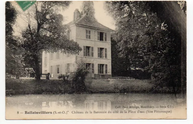 BALLAINVILLIERS - Val d' Oise - CPA 95 - Chateau de la Baronnie