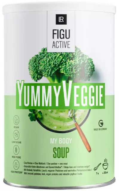 LR Yummy Veggie FIGUACTIVE Soup - 488g - NEU / OVP (85,80€/kg)