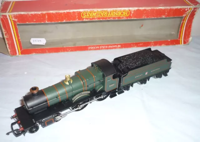 HORNBY OO GAUGE GWR COUNTY CLASS 38xx 4-4-0 TENDER LOCO 3825 COUNTY OF DENBIGH