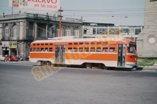 Vtg 1976 Train Slide 2115 Trolley Streetcar Mexico City X4C171