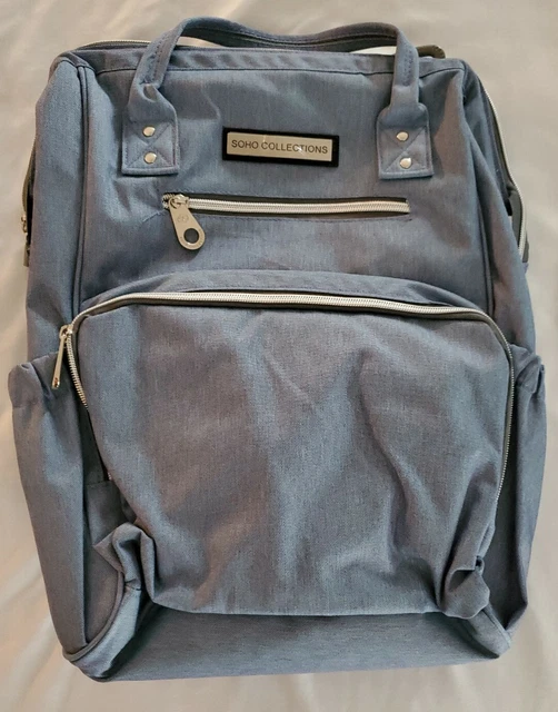 SoHo Collections Americana Line 3 Piece Diaper Bag Backpack