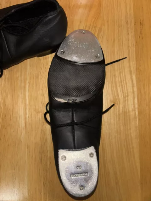 Bloch Black Split Sole Tap Shoes Size 6 3