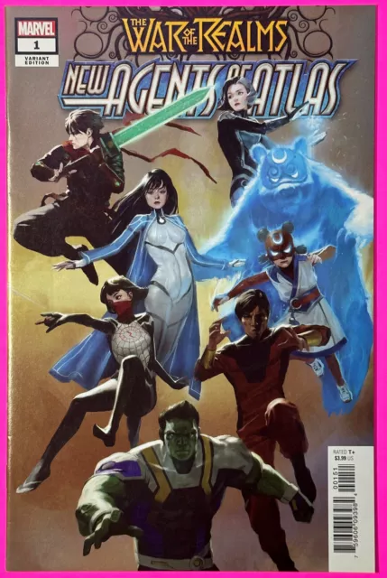 War Of The Realms New Agents Of Atlas #1  (Marvel 2019) 1:25 Ratio Park Variant