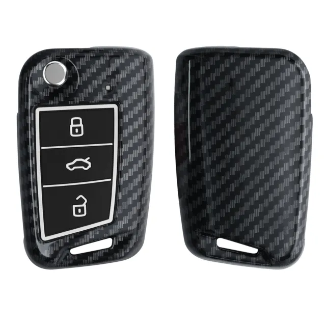 HÜLLE FÜR VW Skoda Seat Autoschlüssel Silikon Schutzhülle Schlüssel Cover  Case EUR 6,99 - PicClick DE