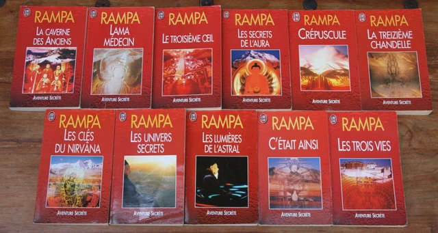 LOBSANG RAMPA / CREPUSCULE / J AI LU / L AVENTURE MYSTERIEUSE