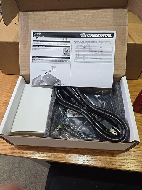 CRESTRON PWE-4803RU POE Injector. Never Used. £16.13 - PicClick UK