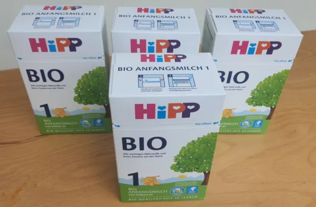 HiPP Bio 1 Anfangsmilch, Kindernahrung, Milchpulver  4 St.NEU (4x600g) 05.03.25