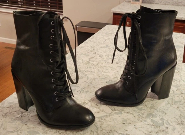 schutz combat boot lace up