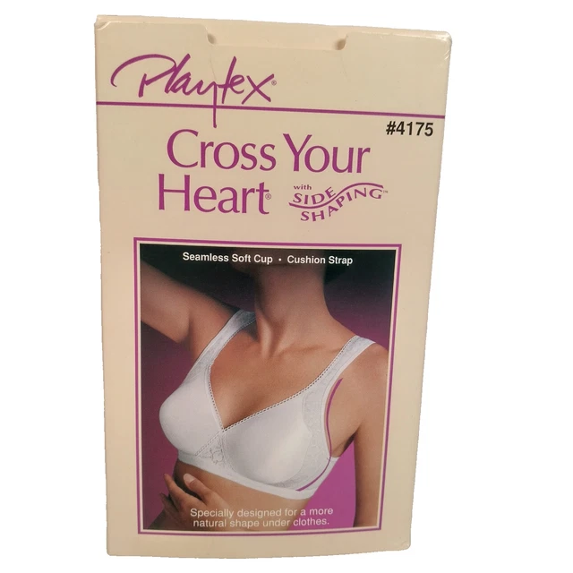 Playtex Cross Your Heart 165 Soft Cup Women's Daily Bra, Black, 90B
