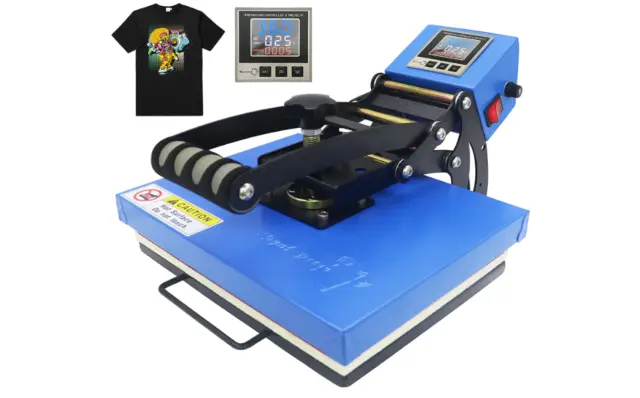 Industrial Sublimation Printer Press Heat Transfer Machine for T Shirts (12"x9")