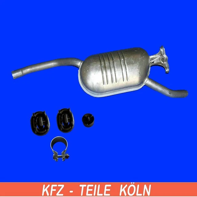 Ligne D'échappement Complète Pour Mercedes W124 200-250D/E - Silencieux Avant/arrière - Neuf