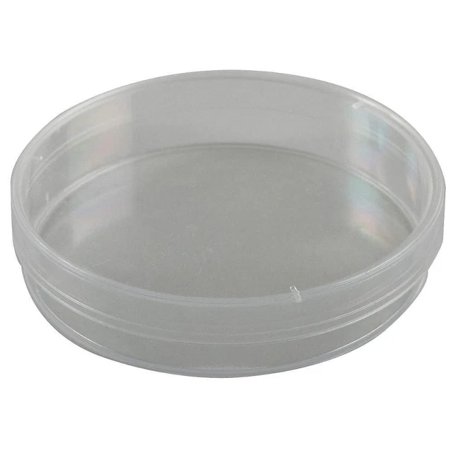 LAB SAFETY SUPPLY 5PTK4 Petri Dish,Polystyrene,212mL,PK12