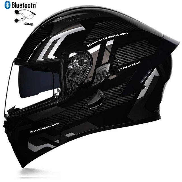 BLUETOOTH MODULAR MOTORCYCLE Helmet Full Face Crash ATV Flip Up Helmet DOT ECE EUR 107,59