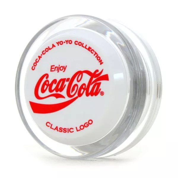 Coca Cola Freshthings Yo-Yo Classic Logo Original Coke YoYo Toy Japan 2.2" White