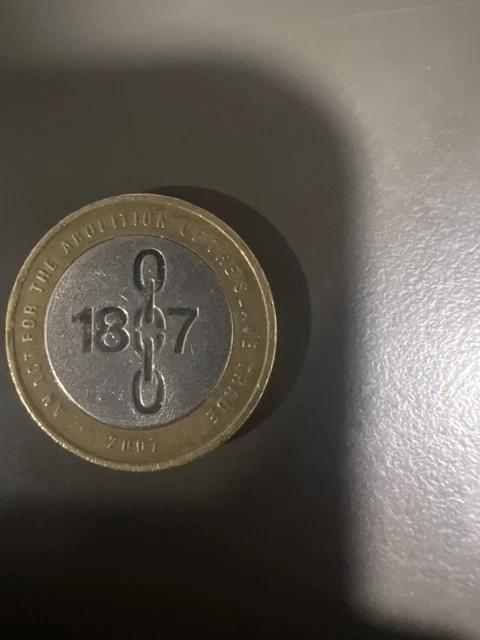 £2 Two Pound Coin (1807) Abolition of Slavery 2007 RARE With Mint Errors