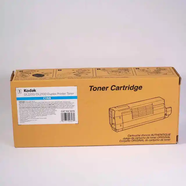 Kodak DL2200/DL2100 Genuine Duplex Printer Toner Cartridge Cyan New & Sealed