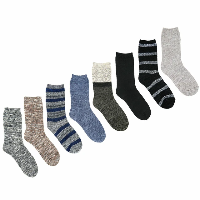 4 Pairs Clear Creek Women's Crew Boot Socks Shoe Size 5-9 Assorted Colors