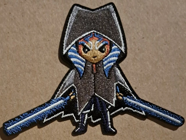 Parche de hierro bordado Ahsoka Tano