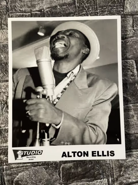 Alton Ellis 10x8 Copy Of Original 1960’s PROMOTIONAL PHOTOGRAPH Motown Soul