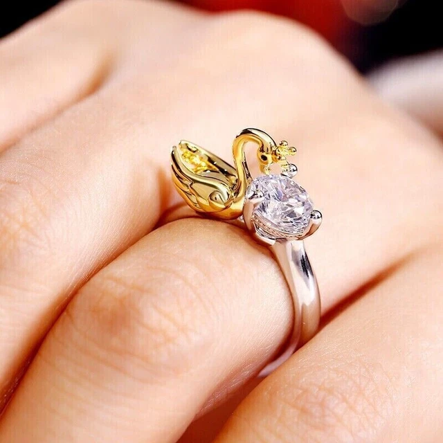 Gold ring design for discount female engagement without stone