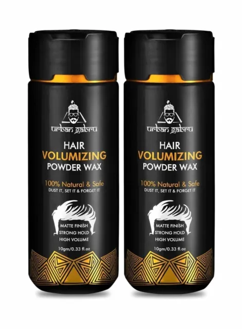 2 X cera en polvo para dar volumen al cabello UrbanGabru fijación fuerte |...