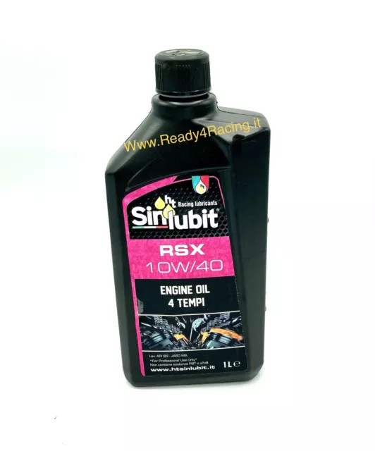 Olio motore HT Sinlubit RSX 10w / 40 - racing line motori 4 tempi - 1 Litro - co