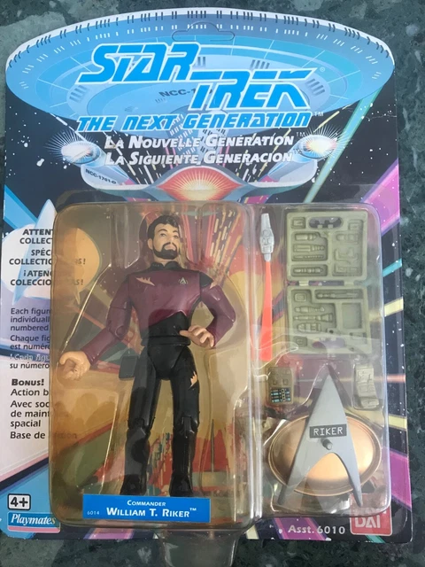 Star Trek The Next Generation COMMANDER WILLIAM T.RIKER Assist No6010 Item6014
