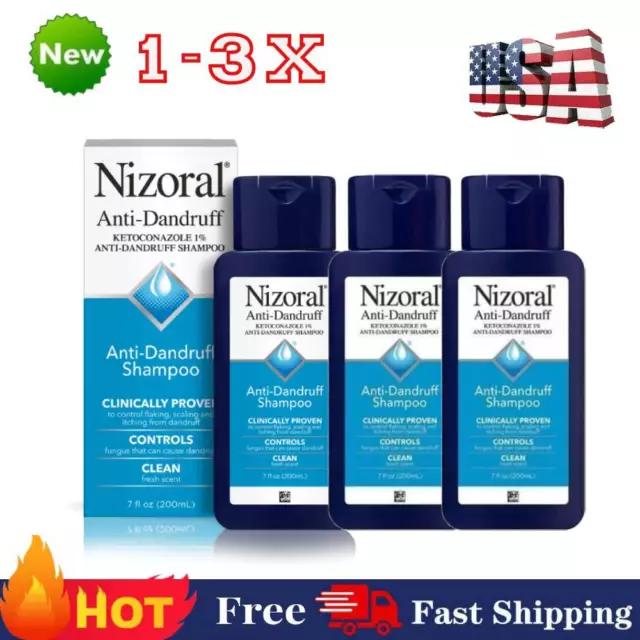 Nizoral Anti-Dandruff Shampoo 7 Oz By Compeed Hot 1-3PCS