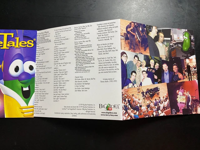Larryboy Cd VEGGIETALES LARRY-BOY THE Soundtrack CD 1999 Children’s Christian ...