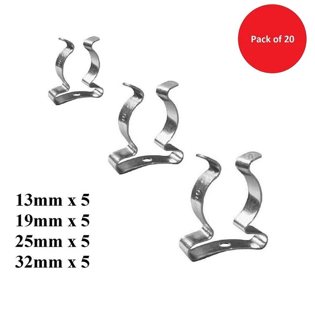 Attrezzo Molla Terry Clip Manganese Acciaio Parti Argento 5x9mm/5x12mm/5x19mm