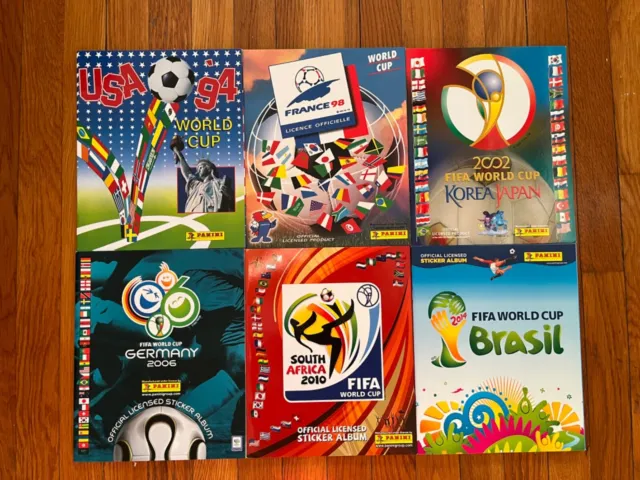 World Cup Panini Collection Complete Full Lot Argentina Messi Ronaldo 94 98 2002