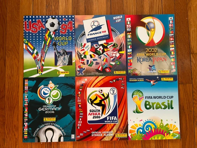 World Cup Panini Collection Complete Full Lot Argentina Messi Ronaldo 94 98 2002 World Cup Panini Collection Complete Full Lot Argentina Messi Ronaldo 94 98 2002