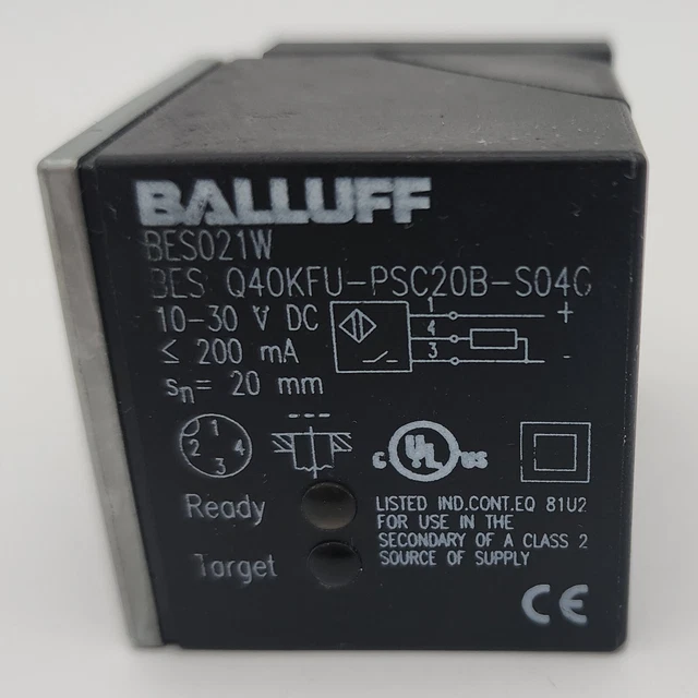 thumbnail image 2 of Balluff BES M18MG-PSC20F-S04G (BES05EY) Inductive Proximity Sensor, New 2 of 6