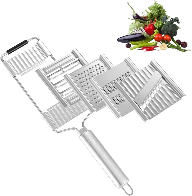Manual Slicer Grater Multi-Purpose Hand-held Stainless Steel Shredder Grater