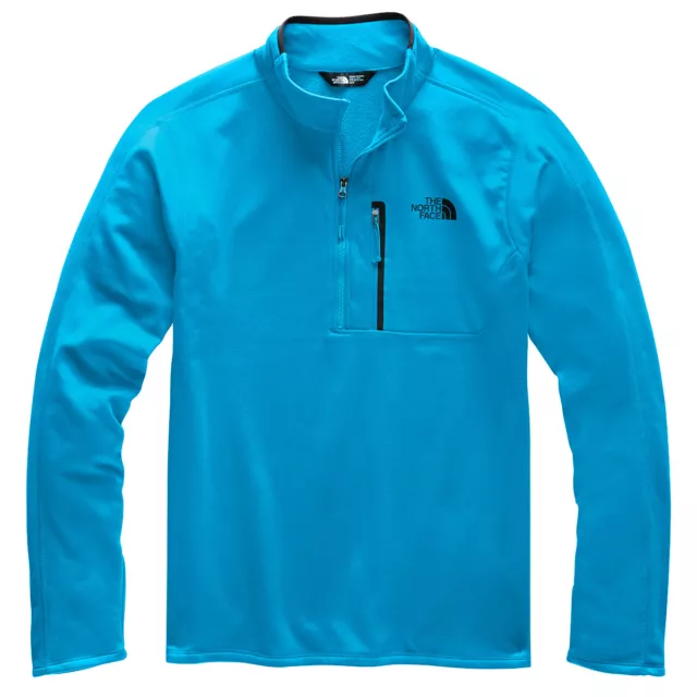 The North Face Mens Canyonlands Half Zip Pullover Hiking Sweater Blue - Medium
