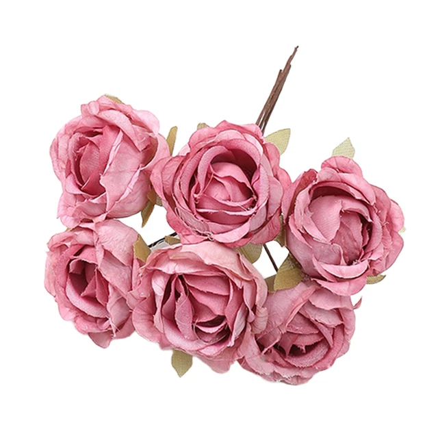 Decorazione floreale vero tocco senza annaffiatura decorativa rosa finta decorazione pianta riutilizzabile