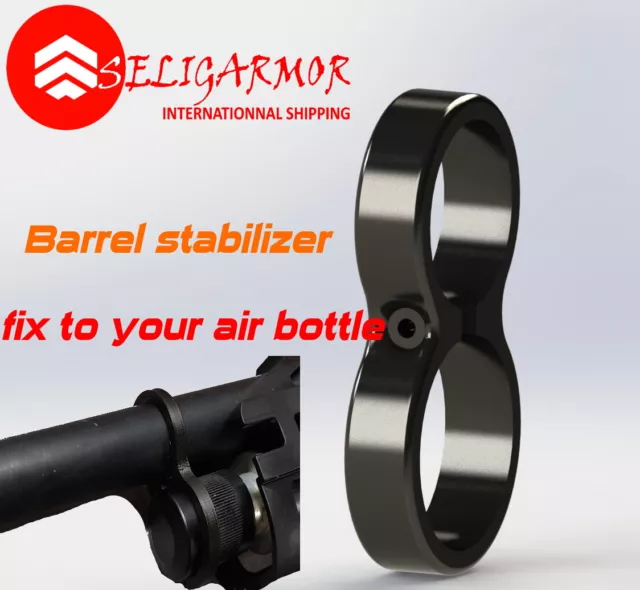 barrelband support armada marauder crosman benjamin stabilizer mount for bottle